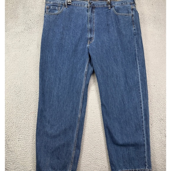 Levi's Other - Levis 511 Mens Straight Jeans 52X32 Big Tall‎ Blue 5 Pocket Red Tab Casual NEW
